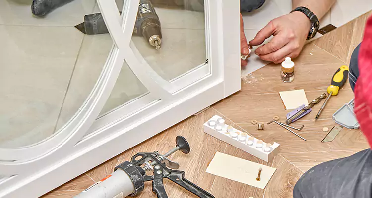 Interior Patio Door Casing Repair in Temple Terrace, FL
