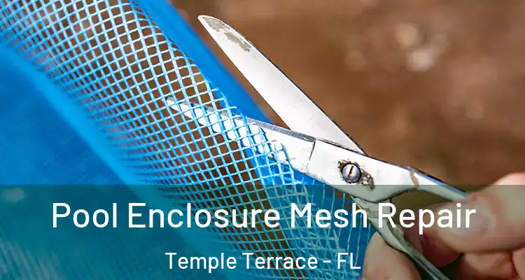  Pool Enclosure Mesh Repair Temple Terrace - FL
