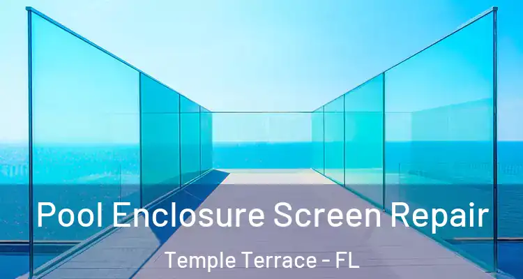  Pool Enclosure Screen Repair Temple Terrace - FL